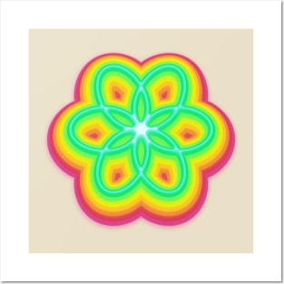 Atomic Flower Posters and Art